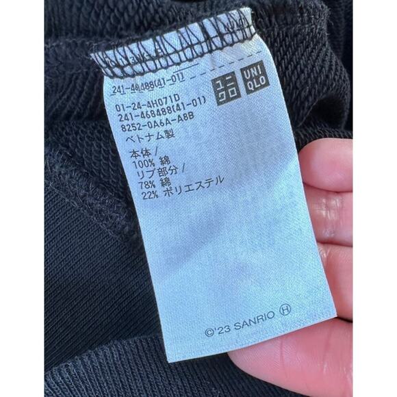 Uniqlo Kuromi Graphic Sweatshirt Size XL Women’s Black - Picture 4 of 8